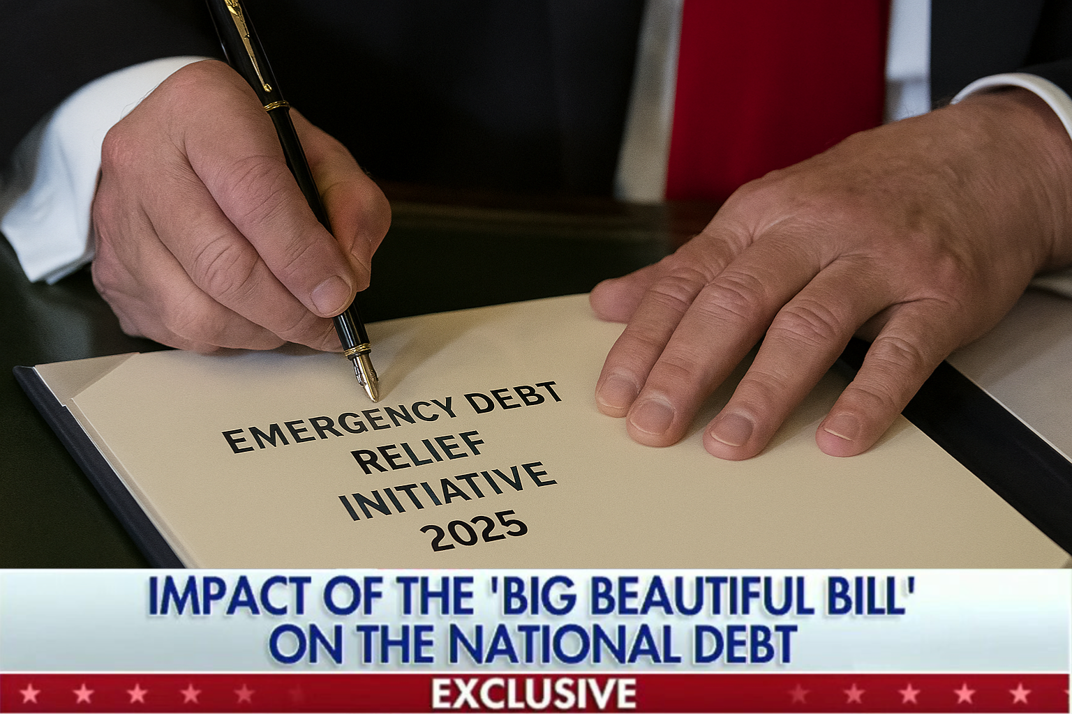 Official signing of the Emergency Debt Relief Initiative 2025 legislation